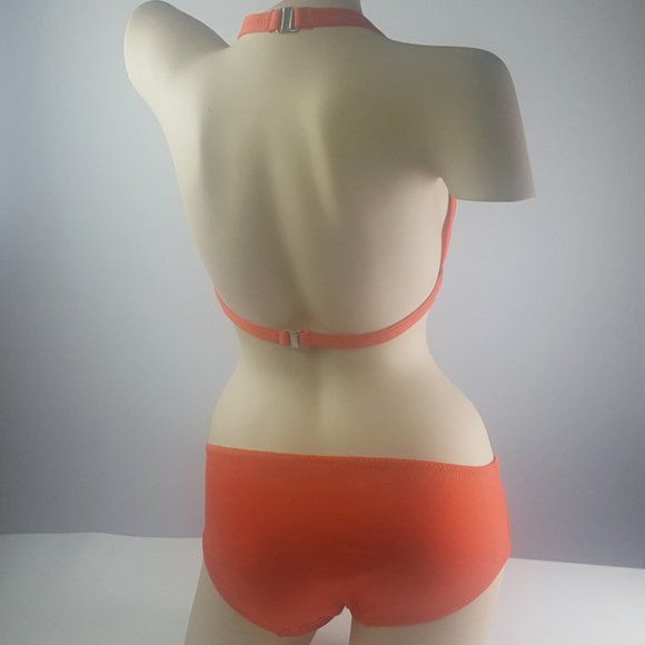 Du Loren Orange 2 piece Swimsuit - Picture 2 of 12